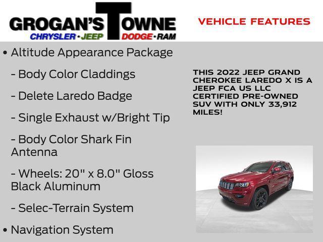 Photo of 2022 Velvet Red Pearlcoat Jeep Grand Cherokee