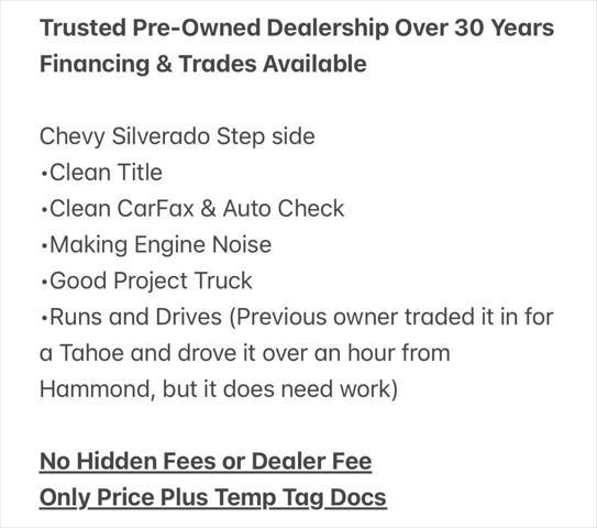 Photo of 2001 Tan Chevrolet Silverado 1500