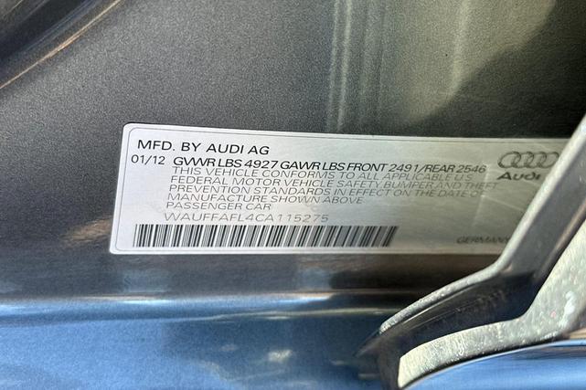 Photo of 2012 Monsoon Gray Metallic Audi A4