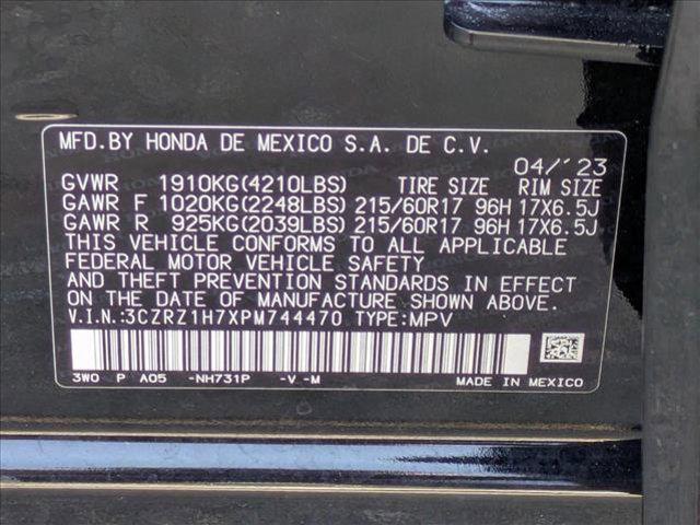Photo of 2023 Crystal Black Pearl Honda HR-V