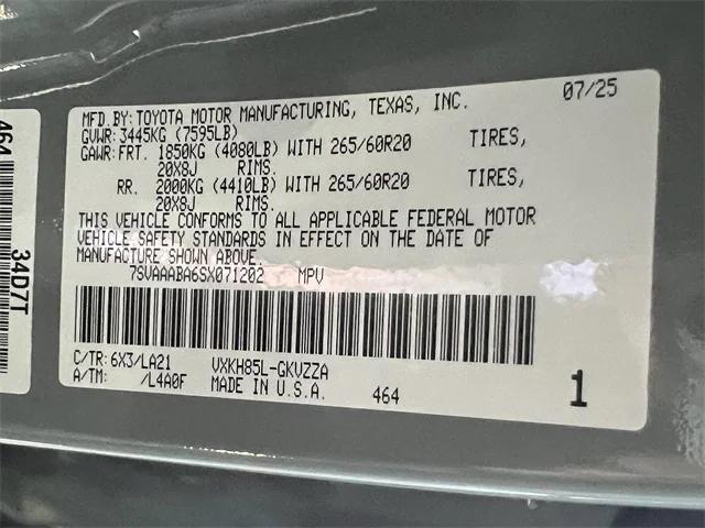 Photo of 2025 Lunar Rock Toyota Sequoia