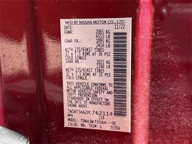 Photo of 2023 Scarlet Ember Tintcoat Nissan Rogue