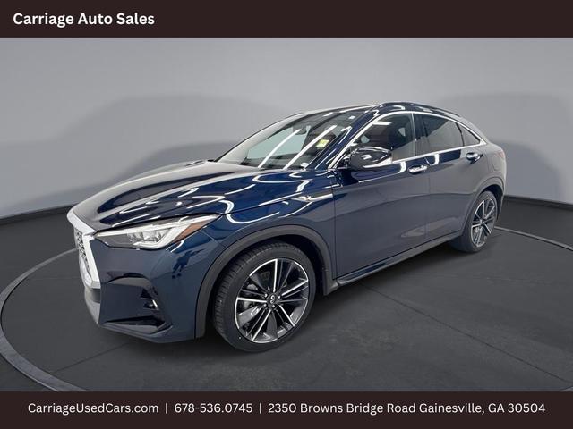 Photo of 2022 Hermosa Blue INFINITI QX55