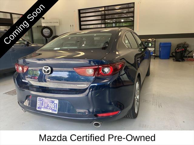 Photo of 2023 Deep Crystal Blue Mica Mazda Mazda3
