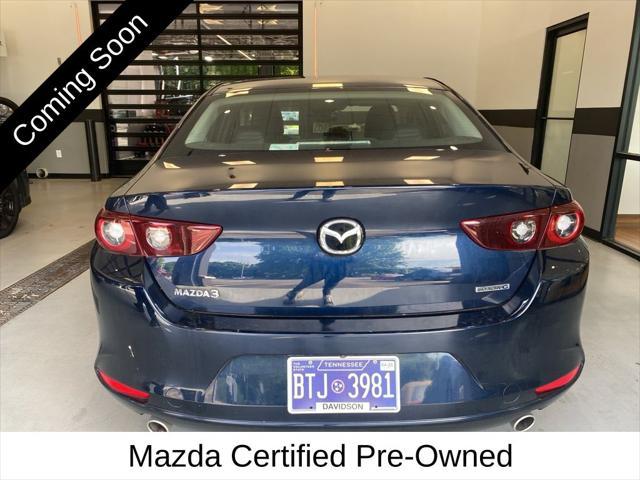 Photo of 2023 Deep Crystal Blue Mica Mazda Mazda3