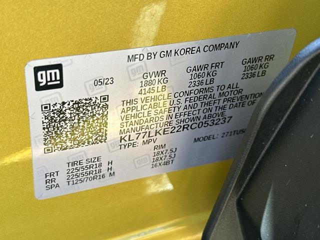 Photo of 2024 Nitro Yellow Chevrolet Trax