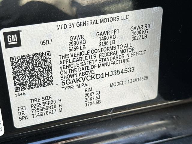 Photo of 2017 Ebony Twilight Metallic Buick Enclave