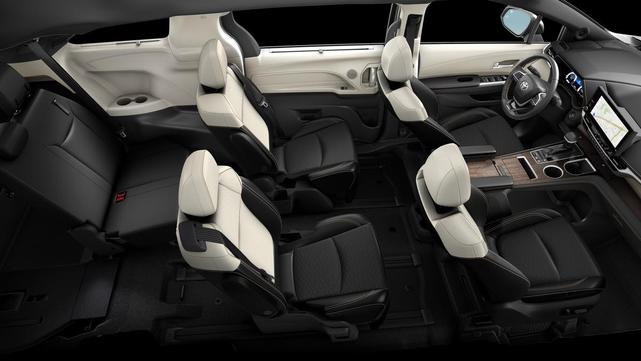 Photo of 2025 White Toyota Sienna
