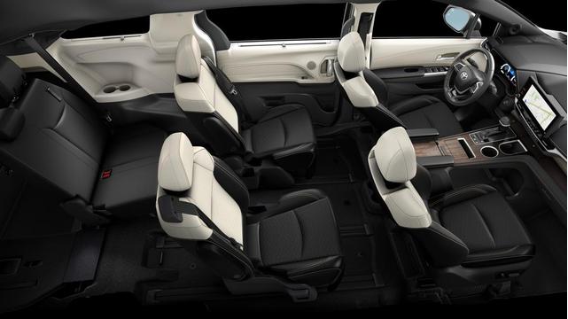 Photo of 2025 White Toyota Sienna