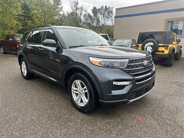 Photo of 2022 Stone Blue Metallic Ford Explorer