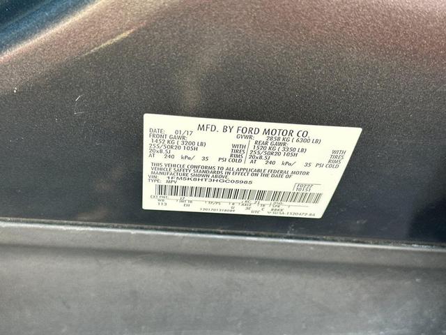 Photo of 2017 Magnetic Metallic Ford Explorer