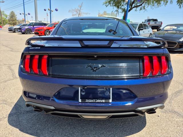 Photo of 2018 Kona Blue Ford Mustang