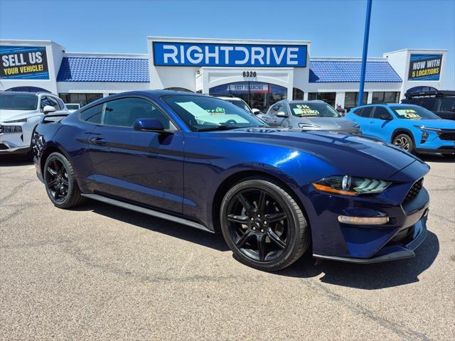 Photo of 2018 Kona Blue Ford Mustang