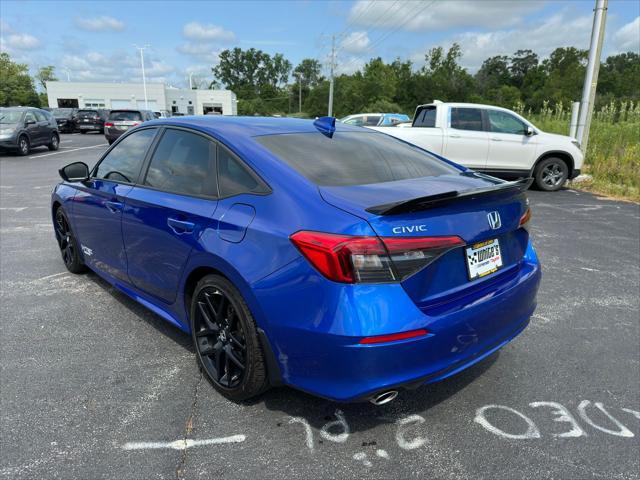 Photo of 2024 Aegean Blue Metallic Honda Civic Si