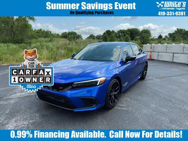 Photo of 2024 Aegean Blue Metallic Honda Civic Si
