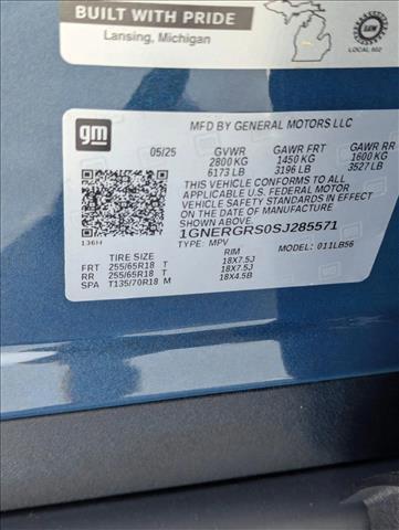 Photo of 2025 Lakeshore Blue Metallic Chevrolet Traverse