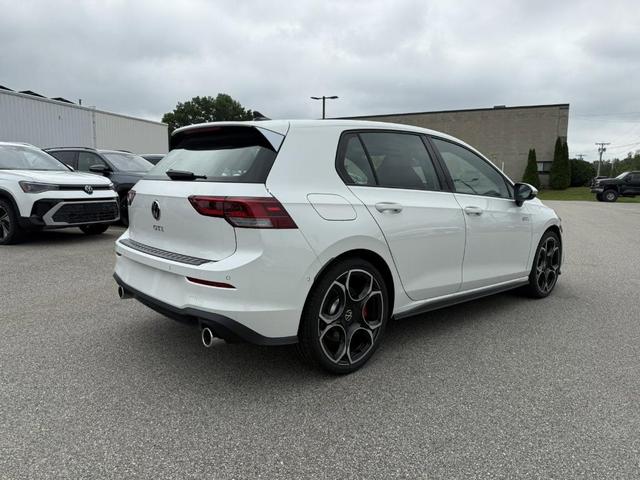 Photo of 2025 Opal White Pearl Effect Volkswagen Golf GTI
