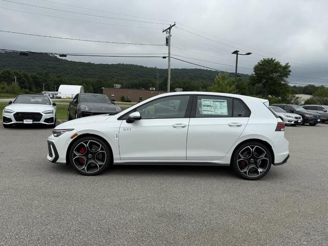 Photo of 2025 Opal White Pearl Effect Volkswagen Golf GTI
