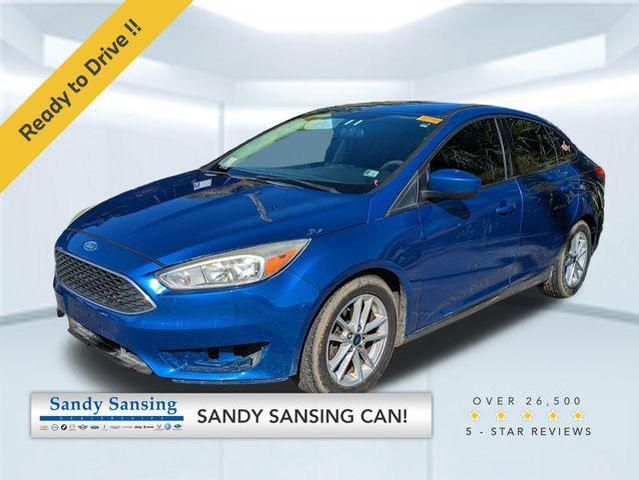 Photo of 2018 Lightning Blue Metallic Ford Focus