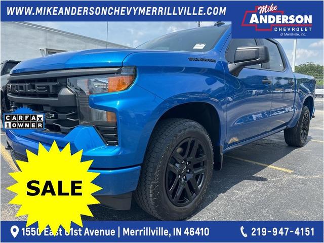 Photo of 2023 Glacier Blue Metallic Chevrolet Silverado 1500