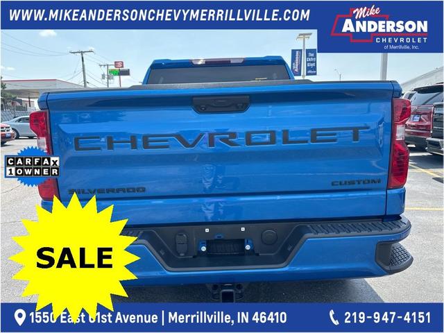 Photo of 2023 Glacier Blue Metallic Chevrolet Silverado 1500