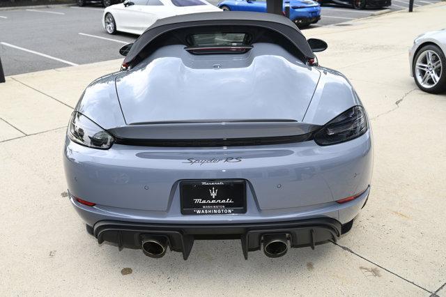 Photo of 2024 Arctic Grey Porsche 718 Spyder