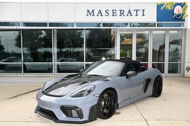 Photo of 2024 Arctic Grey Porsche 718 Spyder