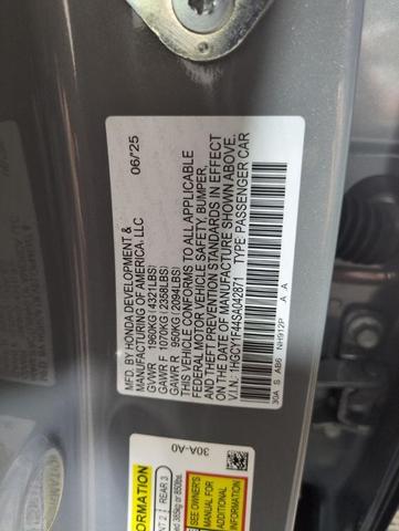 Photo of 2025 Urban Gray Honda Accord