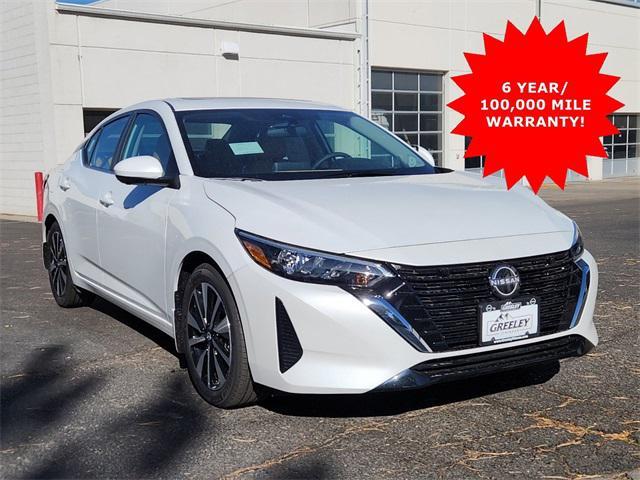 Photo of 2025 Aspen White Tricoat Nissan Sentra