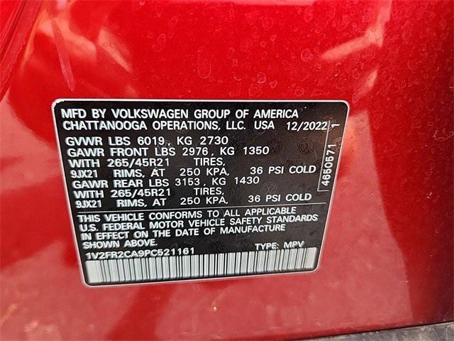 Photo of 2023 Aurora Red Metallic Volkswagen Atlas