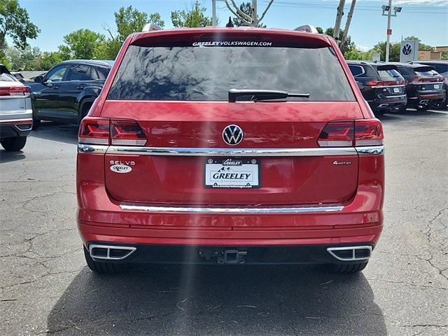 Photo of 2023 Aurora Red Metallic Volkswagen Atlas