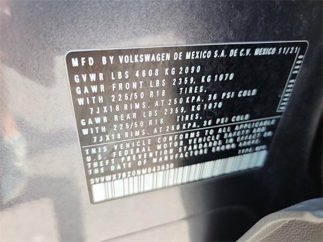 Photo of 2022 Platinum Gray Metallic Volkswagen Taos