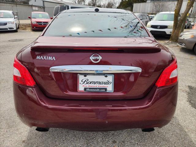 Photo of 2010 Burgundy Nissan Maxima