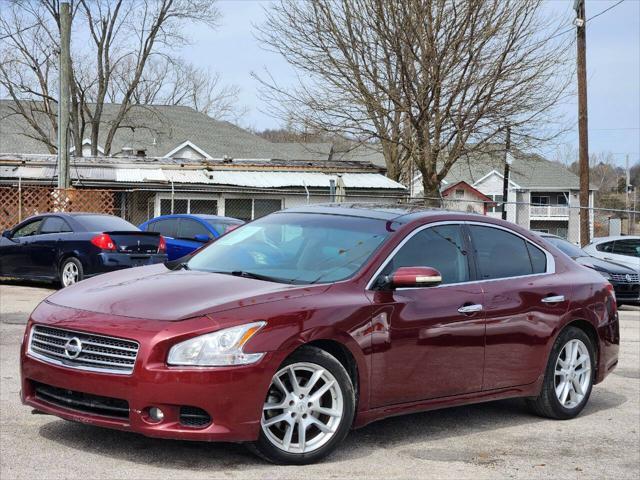 Photo of 2010 Burgundy Nissan Maxima