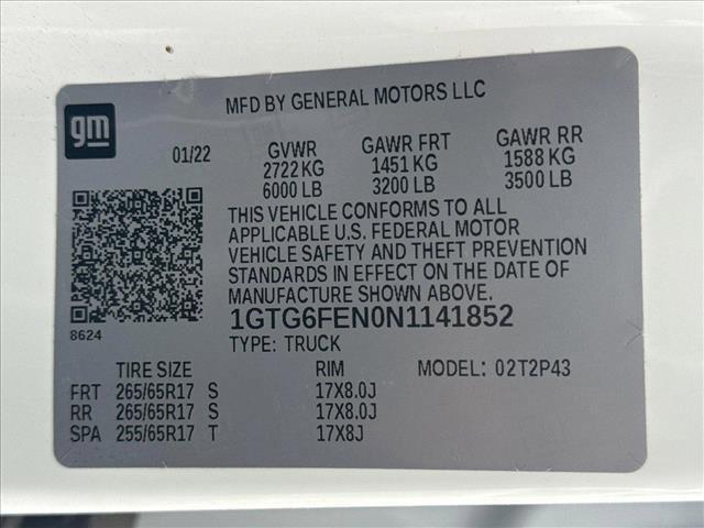 Photo of 2022 Summit White GMC Canyon