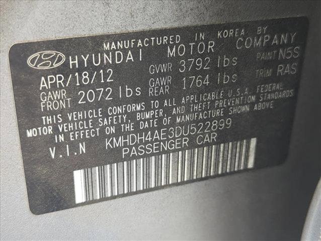 Photo of 2013 Titanium Gray Metallic Hyundai ELANTRA