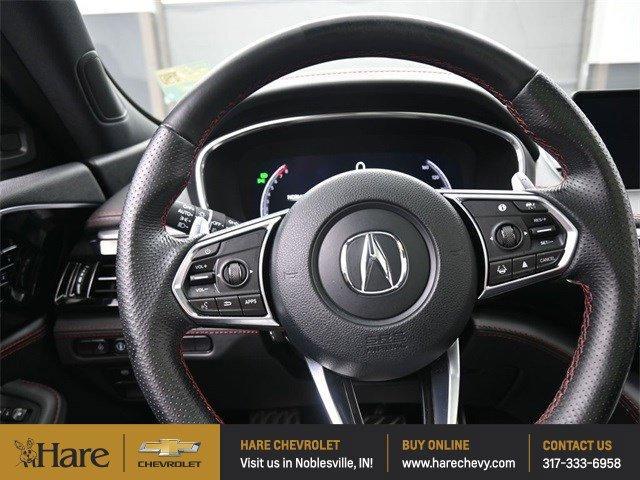 Photo of 2023 Liquid Carbon Metallic Acura MDX