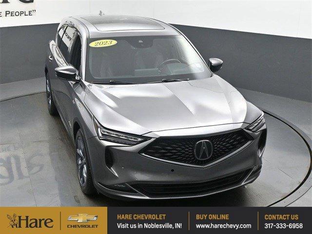 Photo of 2023 Liquid Carbon Metallic Acura MDX