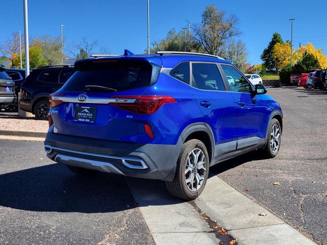 Photo of 2021 Neptune Blue Kia Seltos