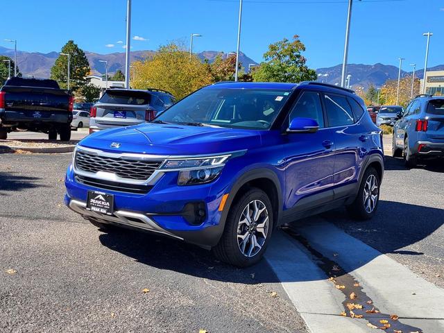 Photo of 2021 Neptune Blue Kia Seltos