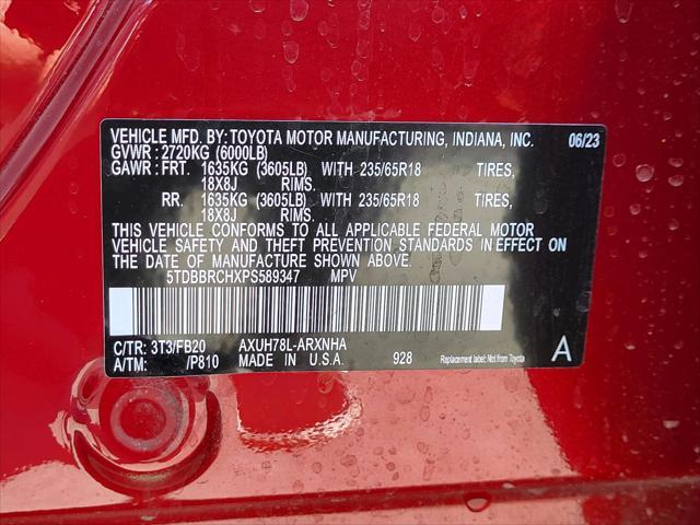 Photo of 2023 Ruby Flare Pearl Toyota Highlander Hybrid