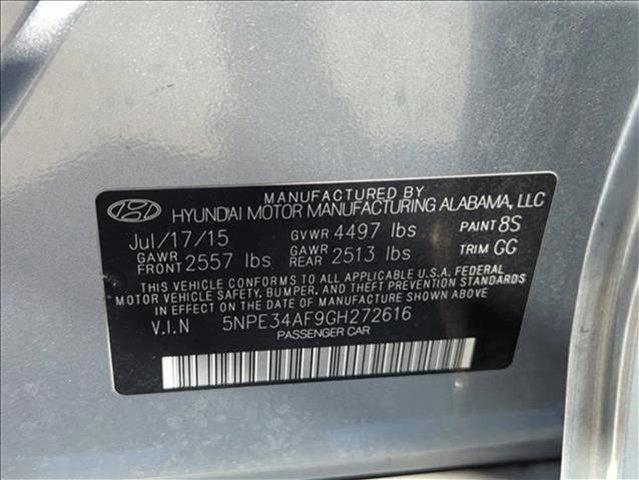 Photo of 2016 Shale Gray Metallic Hyundai SONATA