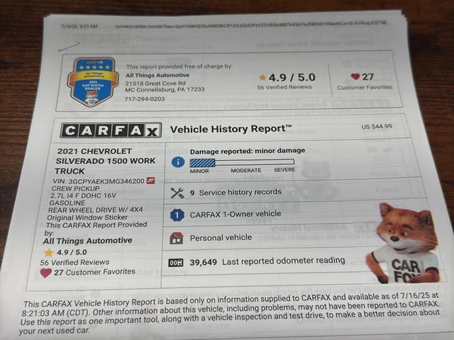 Photo of 2021 Satin Steel Metallic Chevrolet Silverado 1500