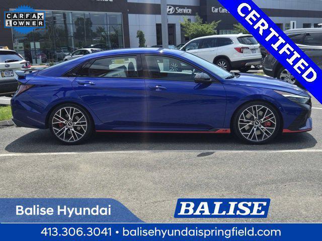 Photo of 2023 Intense Blue Hyundai ELANTRA N