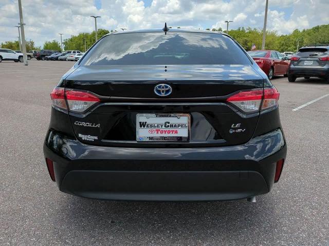 Photo of 2025 Midnight Black Metallic Toyota Corolla Hybrid