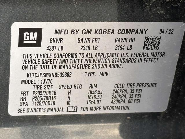Photo of 2022 Shadow Gray Metallic Chevrolet Trax