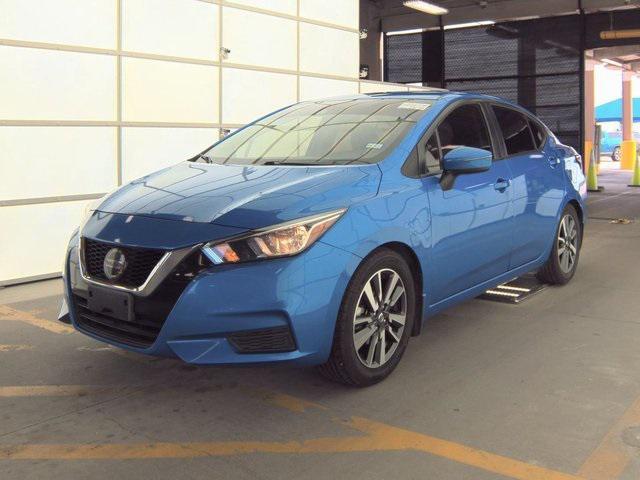 Photo of 2021 Electric Blue Metallic Nissan Versa