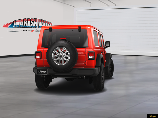 Photo of 2025 Firecracker Red Clear-Coat Exterior Paint Jeep Wrangler