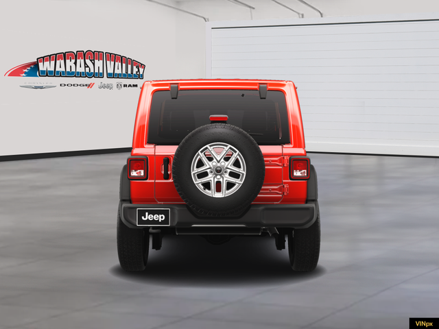 Photo of 2025 Firecracker Red Clear-Coat Exterior Paint Jeep Wrangler