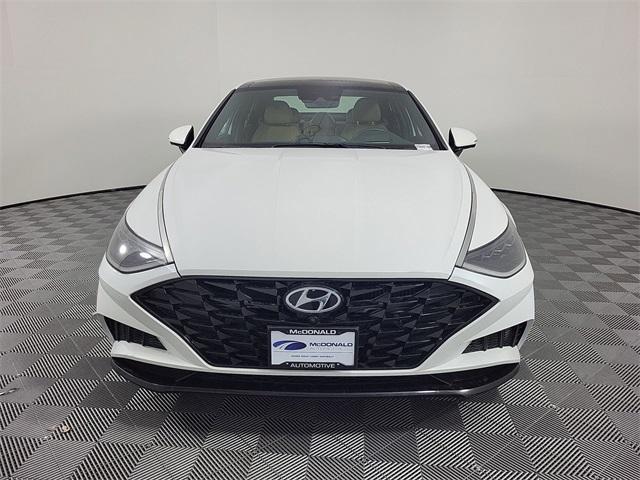 Photo of 2021 Quartz White Hyundai SONATA